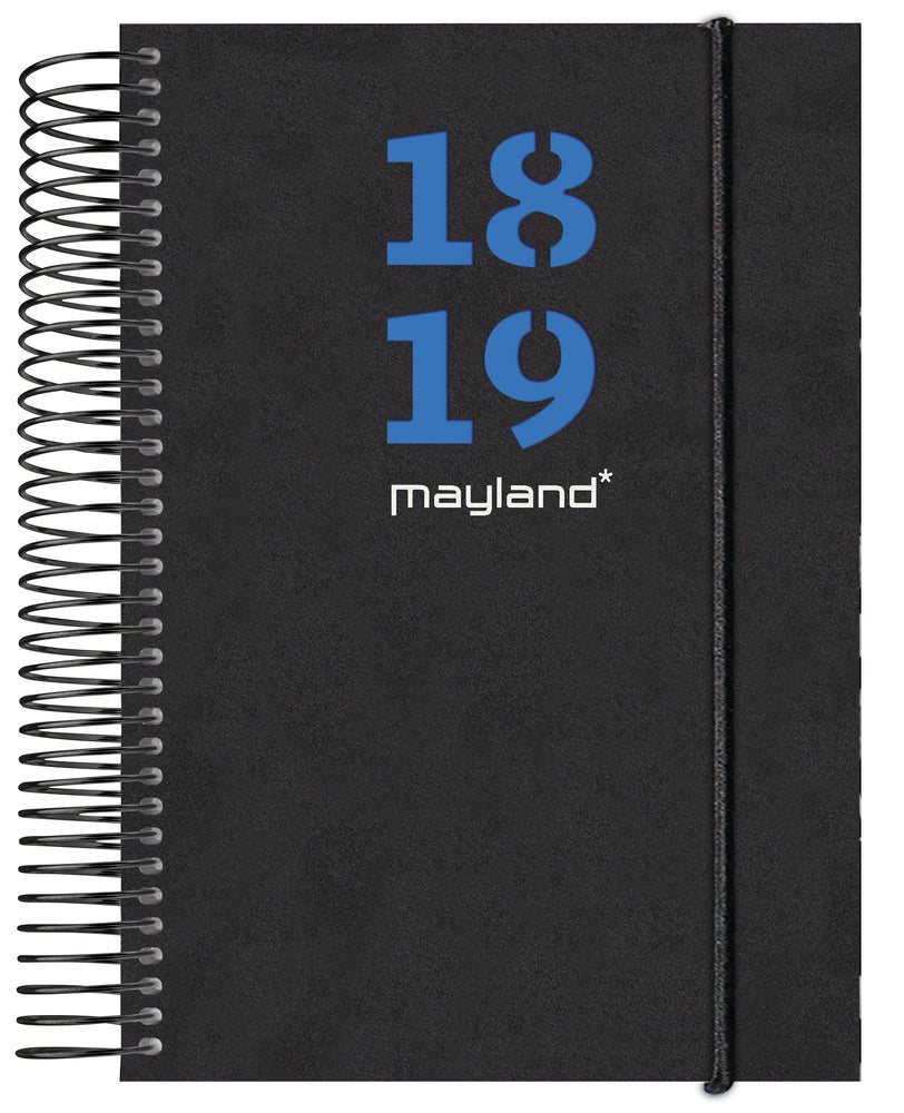 STUDIEKALENDER MAY. 18/19 A5 UGE ÅR BLACK