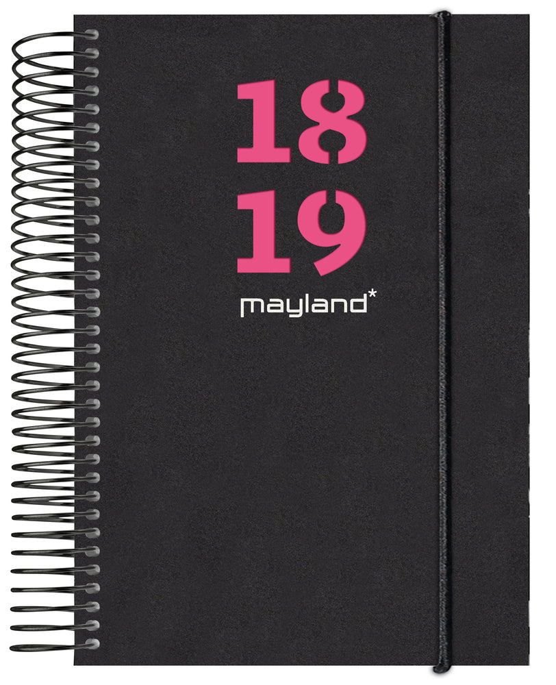 STUDIEKALENDER MAY. 18/19 A5 UGE ÅR BLACK