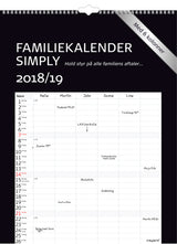 SKOLEÅRSKALENDER MAY. 18/19 FAMILIE SIMPLY