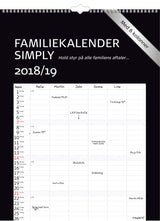 SKOLEÅRSKALENDER MAY. 18/19 FAMILIE SIMPLY