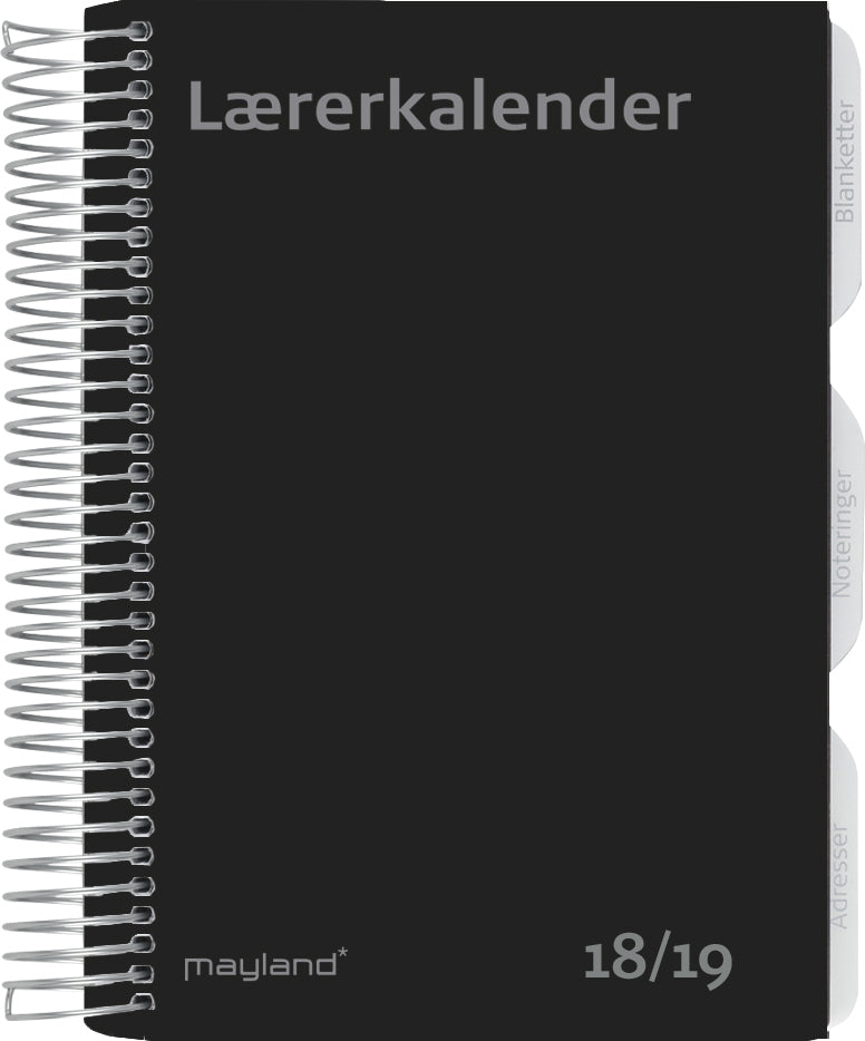 LÆRERKALENDER MAY. 18/19 A5 UGE MAT SORT