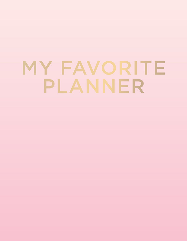 MY FAVORITE PLANNER