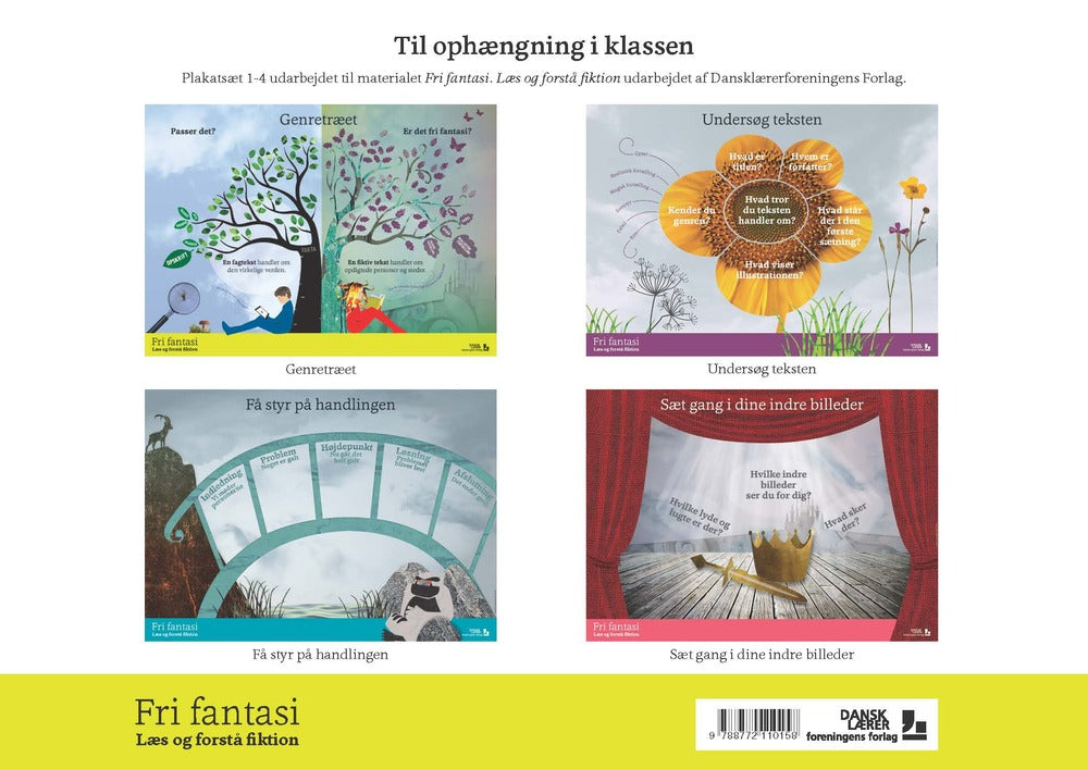 Fri fantasi. Plakatsæt 1-4