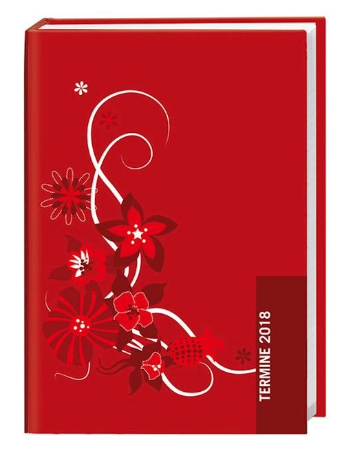 Kalenderbuch Ranke rot 2018