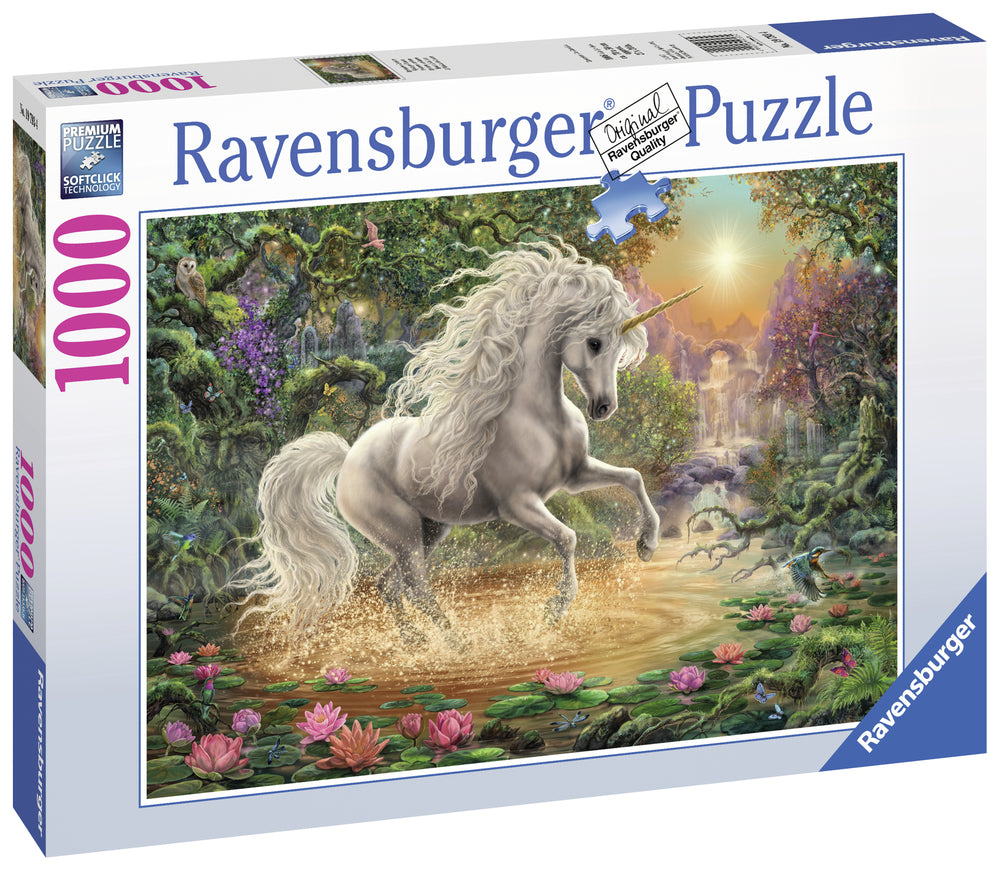 Puslespil mystisches einhorn 1000 brikker