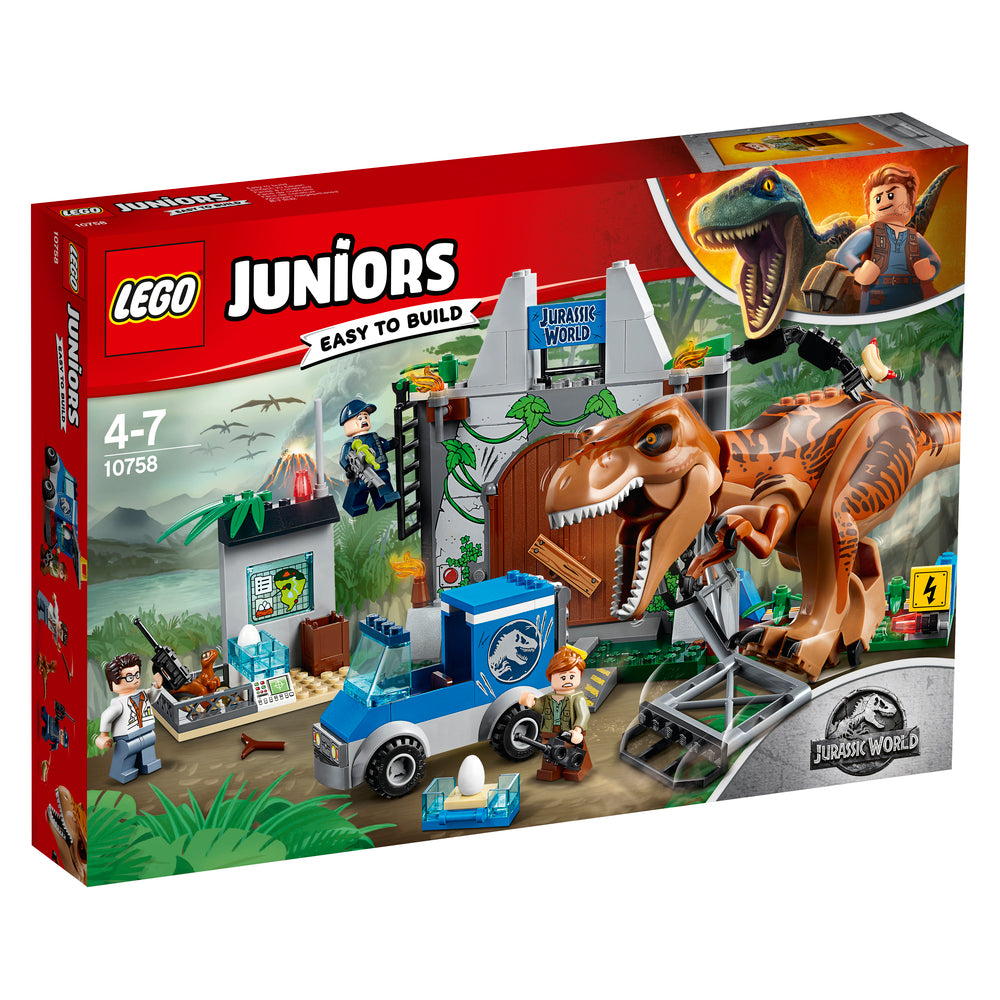 10758 LEGO Juniors T-rex bryder ud