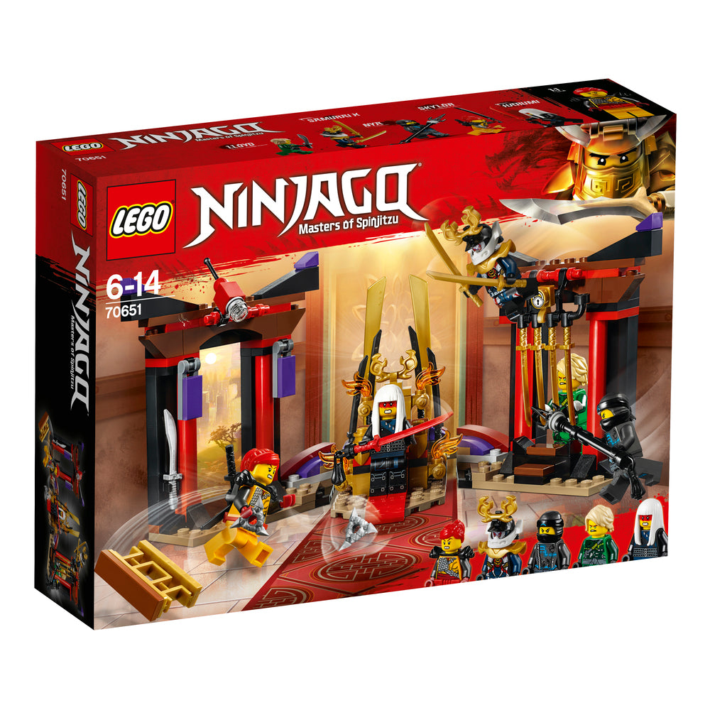 70651 LEGO NINJAGO OPGØR I TRONSALEN