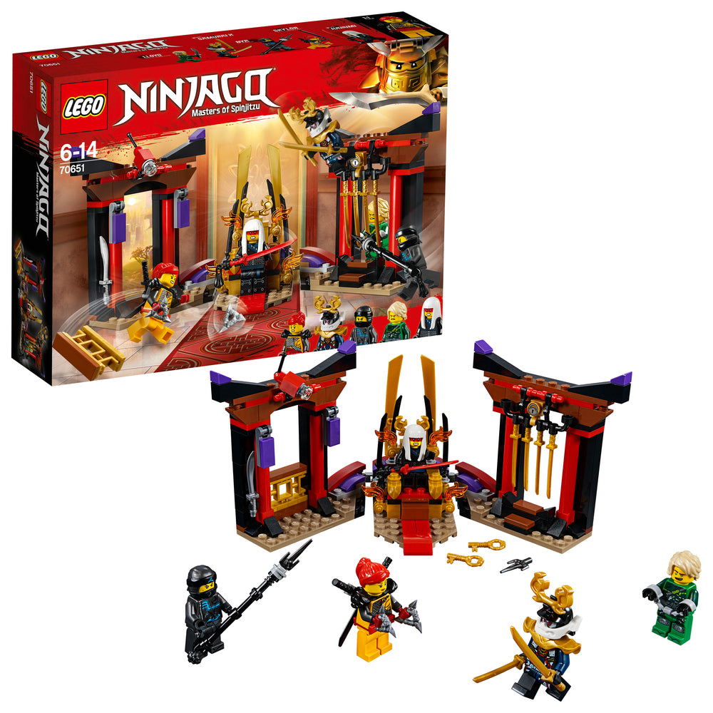 70651 LEGO NINJAGO OPGØR I TRONSALEN