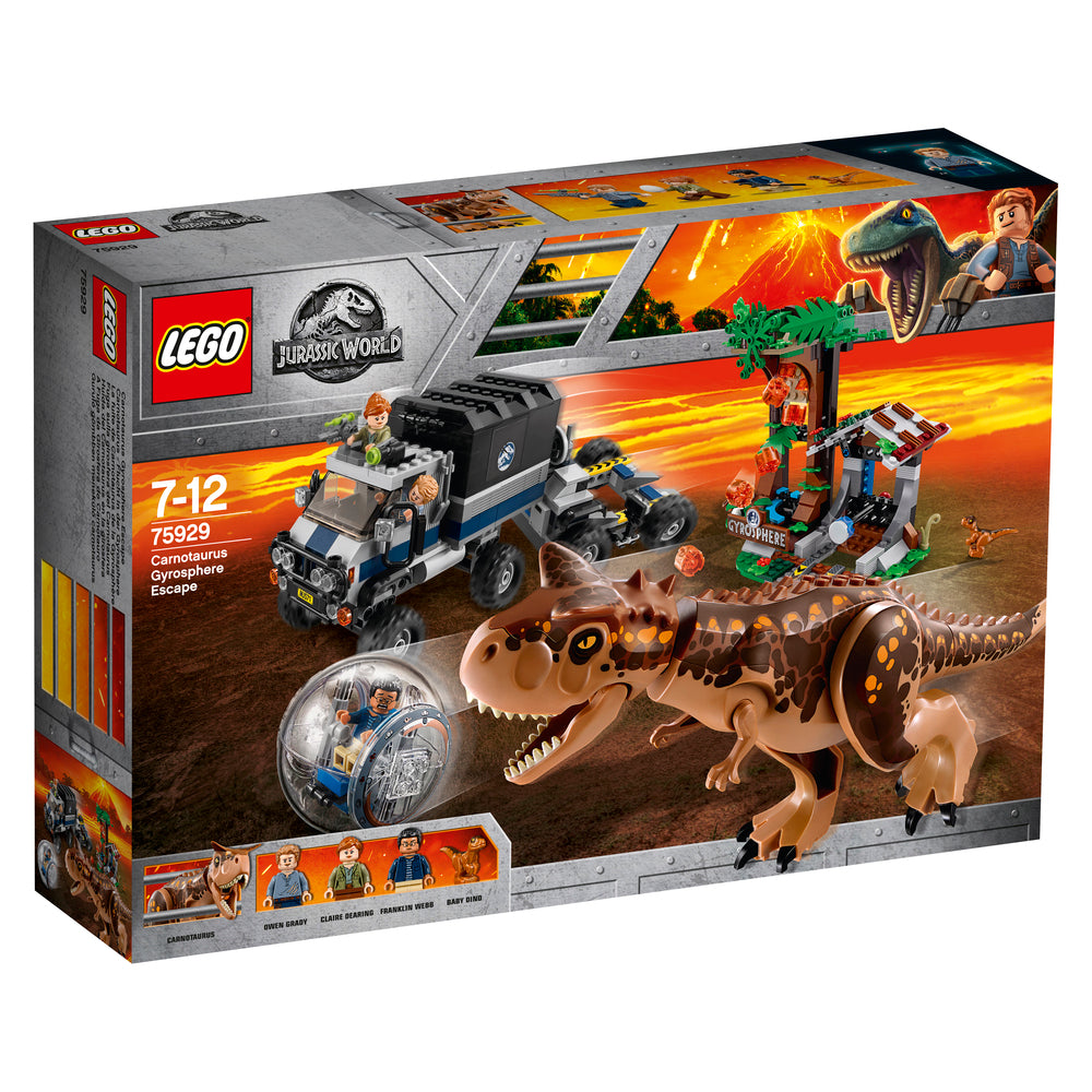 75929 LEGO Jurassic World Gyrokugleflugt fra carnotaurus