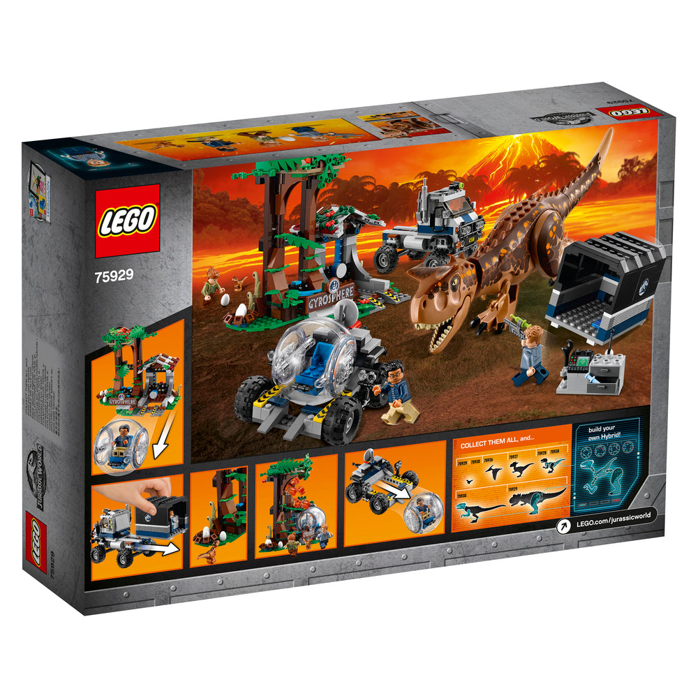 75929 LEGO Jurassic World Gyrokugleflugt fra carnotaurus