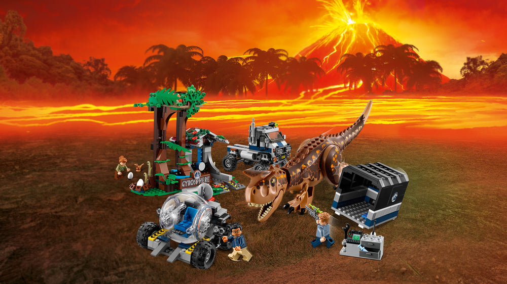 75929 LEGO Jurassic World Gyrokugleflugt fra carnotaurus