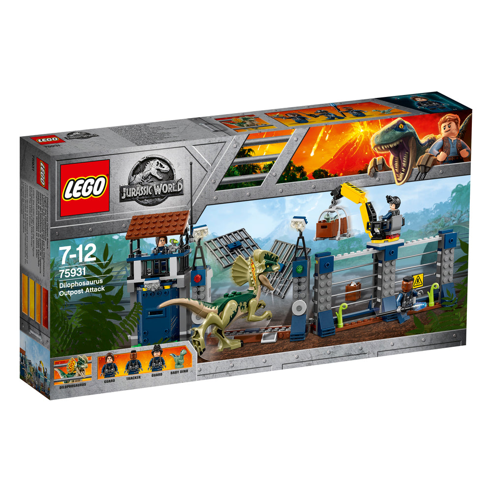 75931 LEGO Jurassic World Dilophosaurus-angreb på forposten
