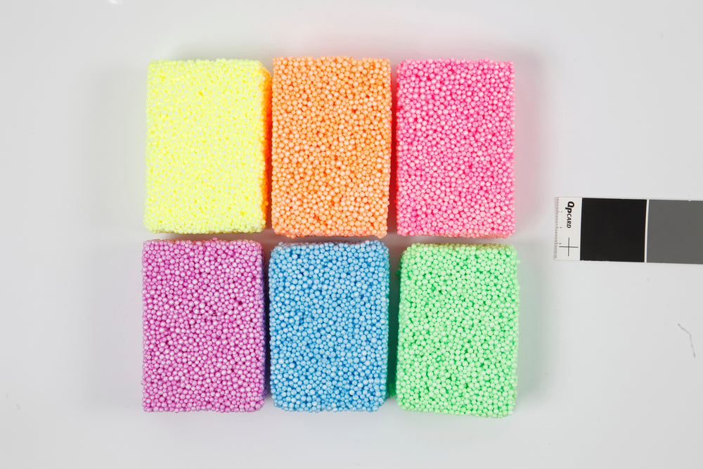 Soft foam 6 ass pastel farver 10 g