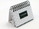 CITAT EVIGHEDSKALENDER SORT/HVID M/SPIRAL 2 I EN