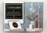 CITAT EVIGHEDSKALENDER SORT/HVID M/SPIRAL 2 I EN