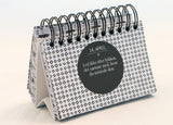 CITAT EVIGHEDSKALENDER SORT/HVID M/SPIRAL 2 I EN