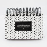 CITAT EVIGHEDSKALENDER SORT/HVID M/SPIRAL 2 I EN