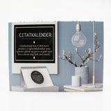 CITAT EVIGHEDSKALENDER SORT/HVID M/SPIRAL 2 I EN