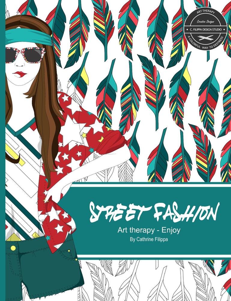 Street Fashion - Coloring Book