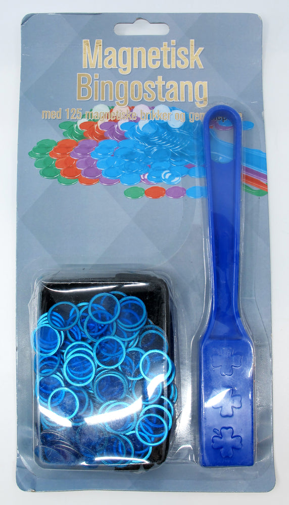 Bingostang inkl. 125 magnetiske brikker asst