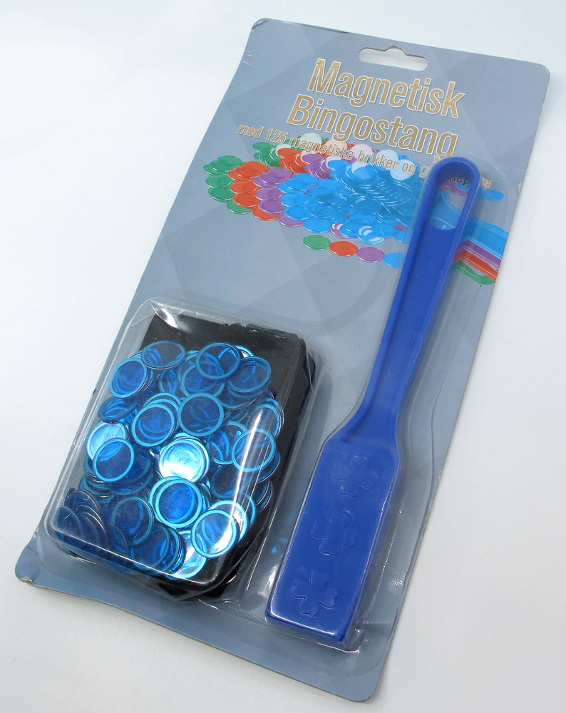 Bingostang inkl. 125 magnetiske brikker asst