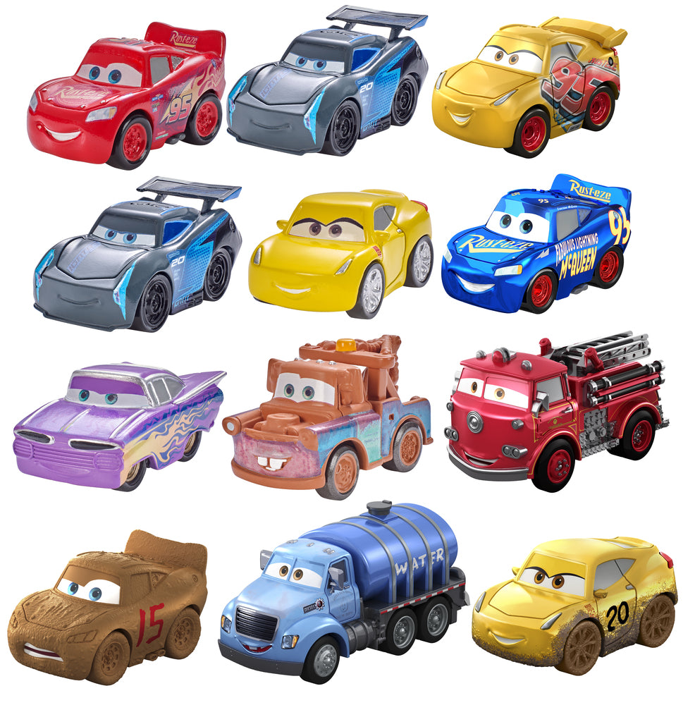 Cars 3 micro 3-pack, 4 ass