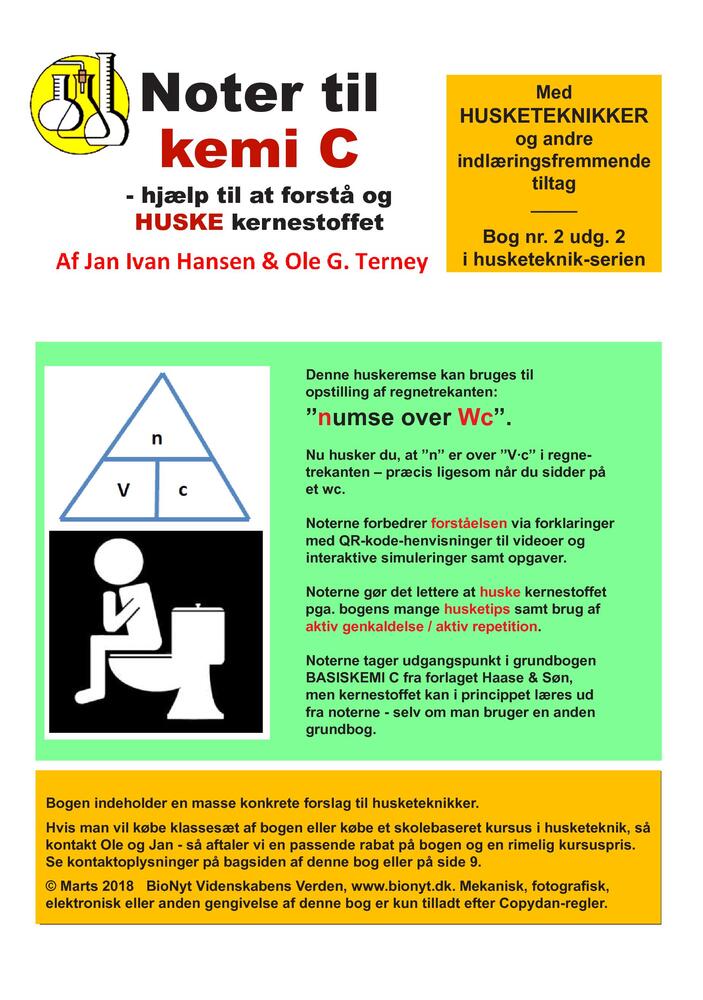 Noter til kemi C, 2. udgave