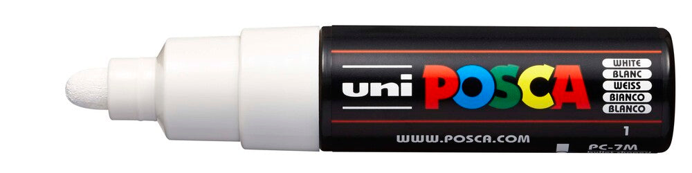 Paintmarker Uni POSCA pc-7m hvid