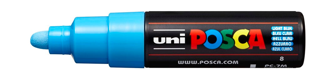 Paintmarker Uni POSCA pc-7m lys blå