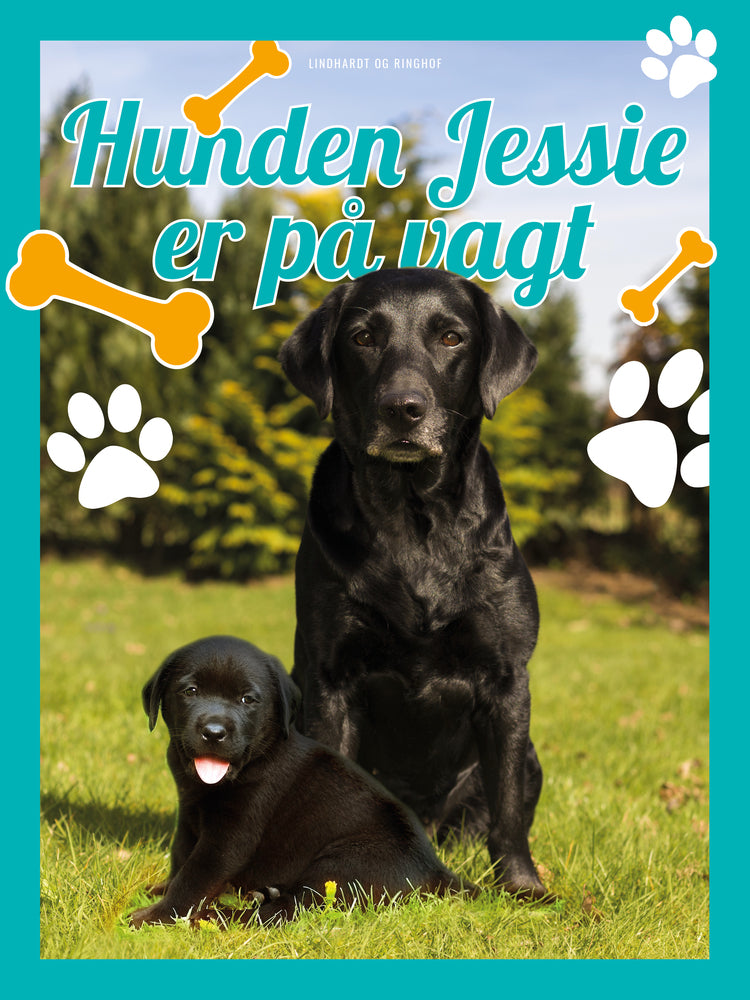 Hunden Jessie på vagt