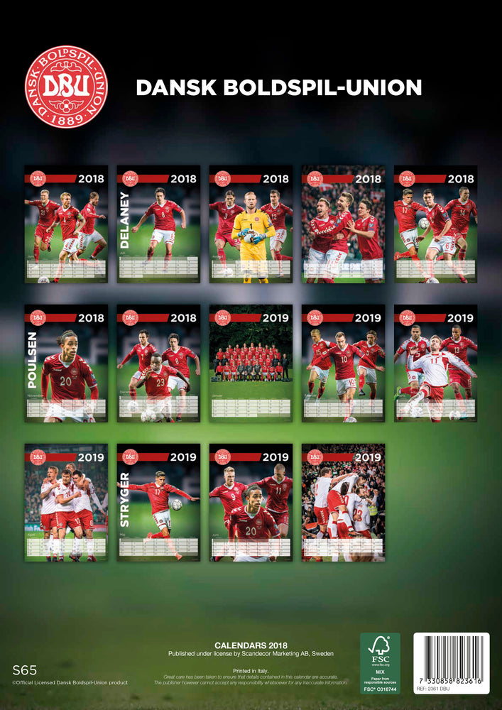 KALENDER VÆG 2018/19 A3 LANDSHOLD VM/DK