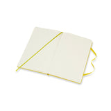 Notesbog Moleskine large gul m/240 blanke ark hard