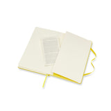 Notesbog Moleskine large gul m/240 blanke ark hard