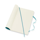Notesbog Moleskine large lysblå m/192 blanke ark soft