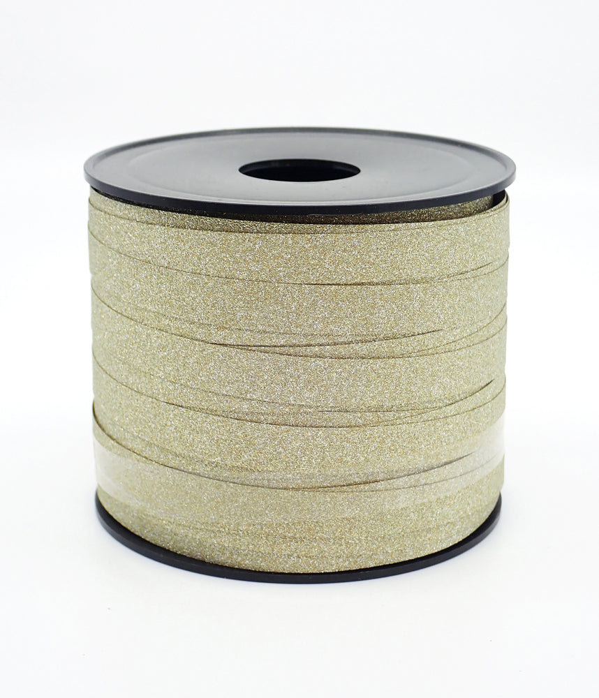 GAVEBÅND GULD GLITTER 10 MM X 50 M