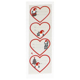 STICKERS TIL/FRA HJERTE/NISSE/PAKKER 2 ARK