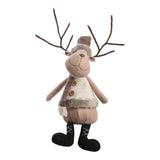 Rensdyr beige m/strikket m/strikket trøje siddende h 45 cm