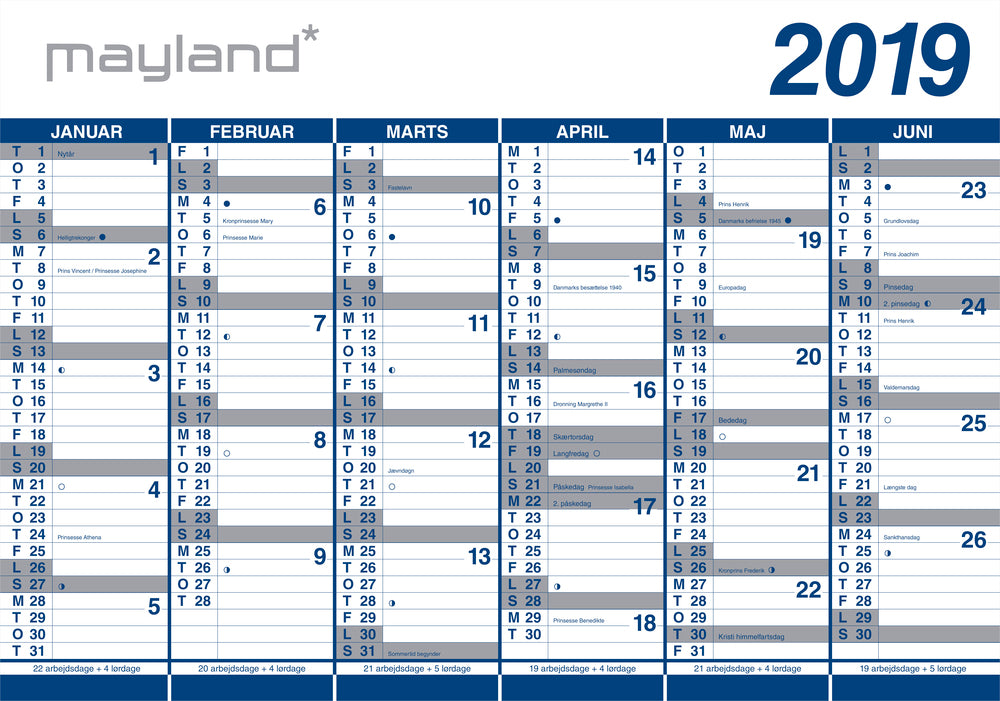 KÆMPEKALENDER VINYL 2019 MAYLAND