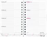 MINI PLANNER UGE TVÆRFORMAT SKIND 2019 MAYLAND