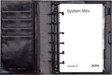 SYSTEM MINI UGEKALENDER TVÆRFORMAT SORT KUNSTSKIND 2019 MAYL