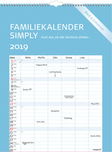 FAMILIEKALENDER SIMPLY  2019 MAYLAND