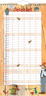 FAMILIEKALENDER PEDDERSEN &FINDUS  2019 MAYLAND