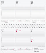 BUSINESS WEEKPLANNER SØLV  2019 MAYLAND