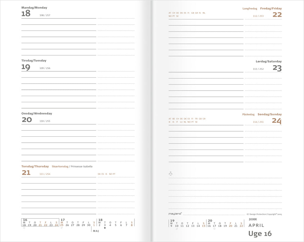 CITY WEEK PLANNER SORT  2019 MAYLAND