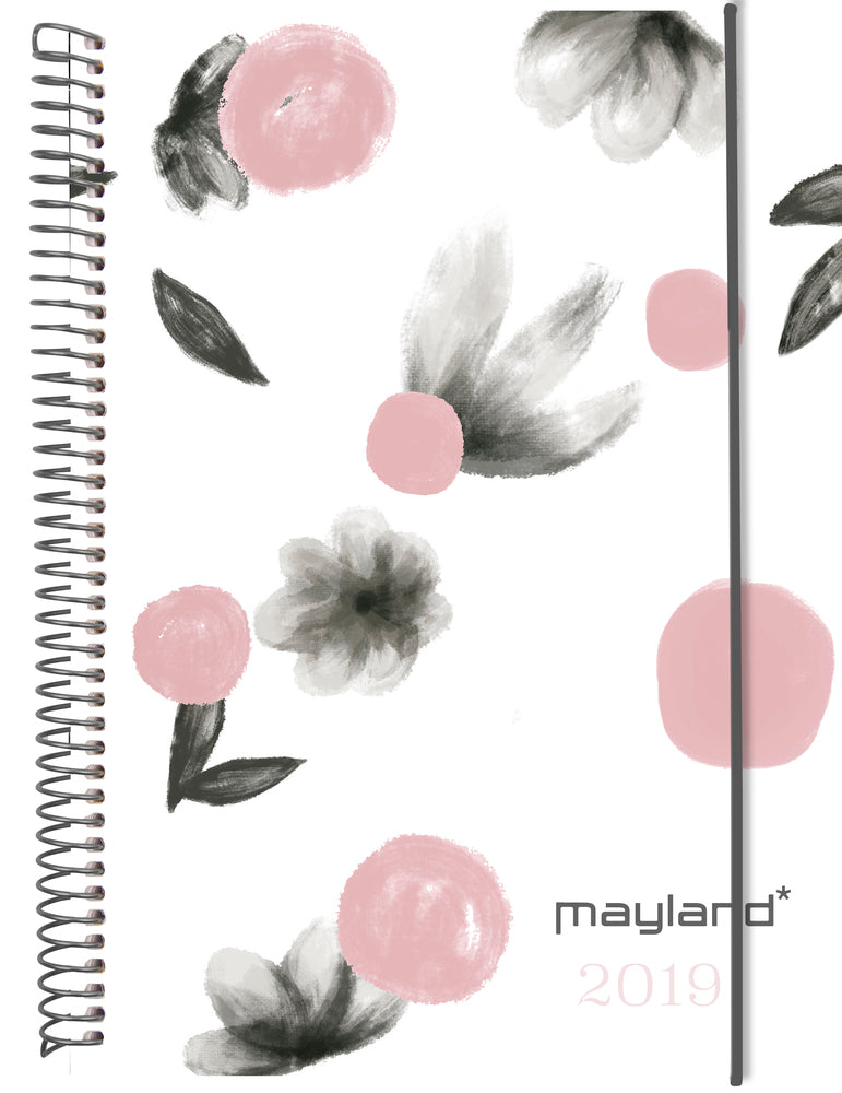 A6 UGEKALENDER BLOMSTER  2019 MAYLAND