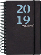 Spiralkalender 1 dag dag sort 2 blade  2019 mayland