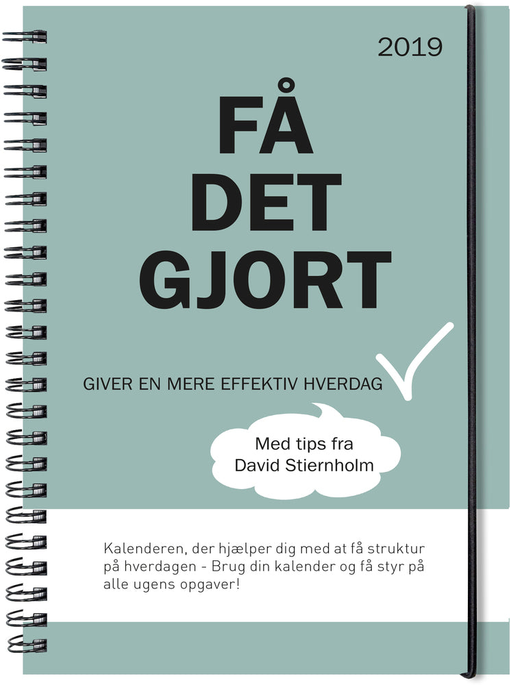 Ugekalender få det det gjort a5  2019 mayland