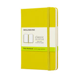 Notesbog Moleskine pocket gul m/192 blanke ark hard