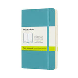 Notesbog Moleskine pocket lysblå m/192 blanke ark soft