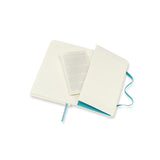 Notesbog Moleskine pocket lysblå m/192 blanke ark soft